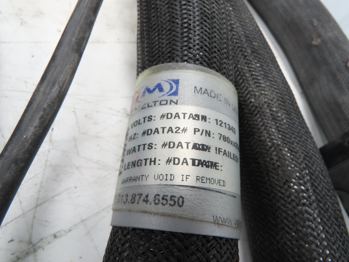 Valco Melton Hot Melt Hose Adhesive Dispensing Glue Gun Heating 31' 10m