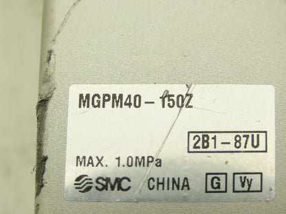 SMC MGPM40-150Z Pneumatic Air Guide Cylinder Slide 40mm Bore 150mm Stroke 1MPa