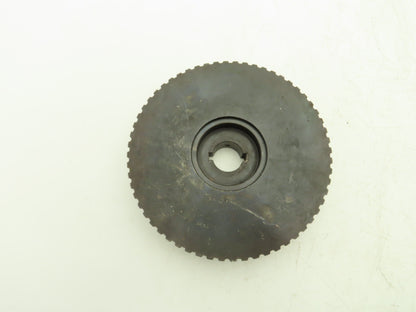 Timing Belt Pulley 0.5" Pitch 60 Tooth 1" W 1.5" Bore