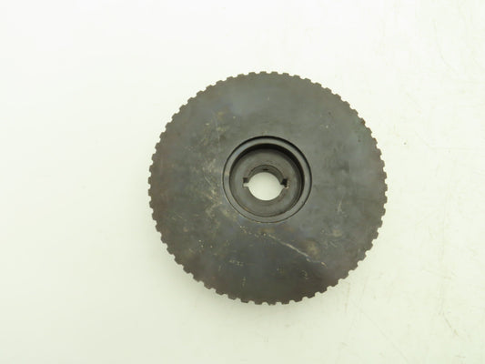 Timing Belt Pulley 0.5" Pitch 60 Tooth 1" W 1.5" Bore