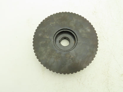 Timing Belt Pulley 0.5" Pitch 60 Tooth 1" W 1.5" Bore