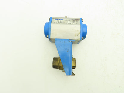 Jamesbury VPVL10SR6AF0514 Pneumatic Actuator 1/4 Turn 80psi 8ft-lb 1" Ball Valve