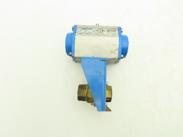 Jamesbury VPVL10SR6AF0514 Pneumatic Actuator 1/4 Turn 80psi 8ft-lb 1" Ball Valve