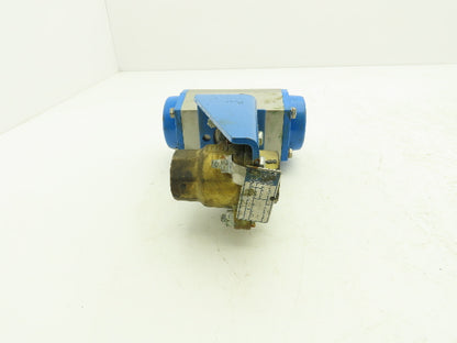 Jamesbury VPVL10SR6AF0514 Pneumatic Actuator 1/4 Turn 80psi 8ft-lb 1" Ball Valve