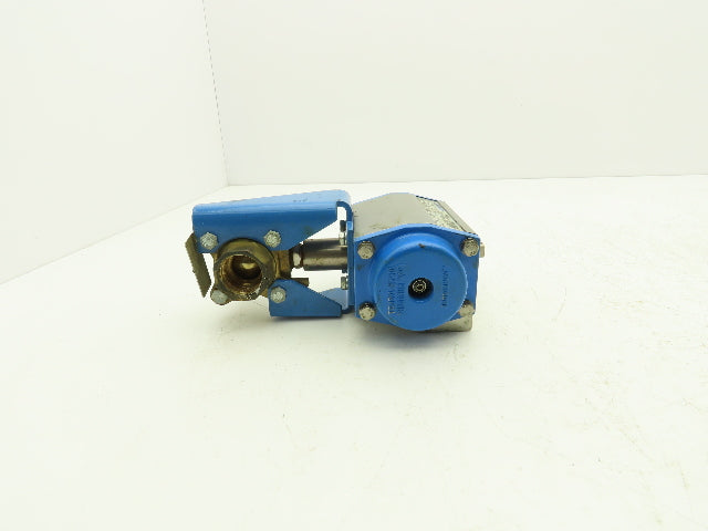 Jamesbury VPVL10SR6AF0514 Pneumatic Actuator 1/4 Turn 80psi 8ft-lb 1" Ball Valve