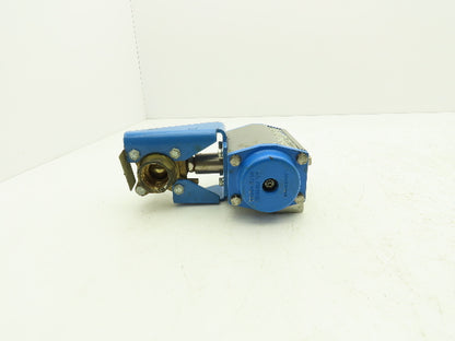 Jamesbury VPVL10SR6AF0514 Pneumatic Actuator 1/4 Turn 80psi 8ft-lb 1" Ball Valve