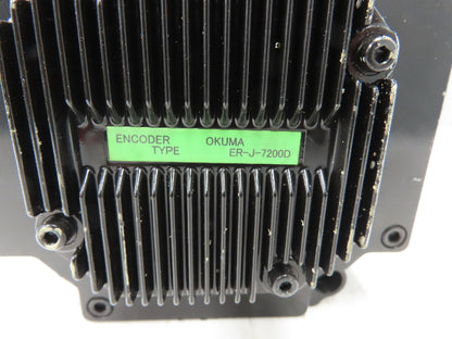 Okuma PX-MAF180J-3TB-A PREX AC Servo Motor 0.6kw 85V 300rpm Encoder ER-J-7200D