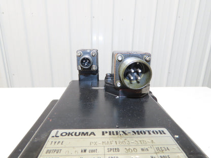 Okuma PX-MAF180J-3TB-A PREX AC Servo Motor 0.6kw 85V 300rpm Encoder ER-J-7200D