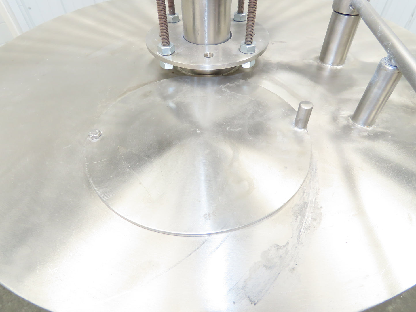 Myers Mixers Stainless Steel Tank Mixer 55 Gallon 6" Agitator Cooling Jacket