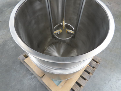 Myers Mixers Stainless Steel Tank Mixer 55 Gallon 6" Agitator Cooling Jacket