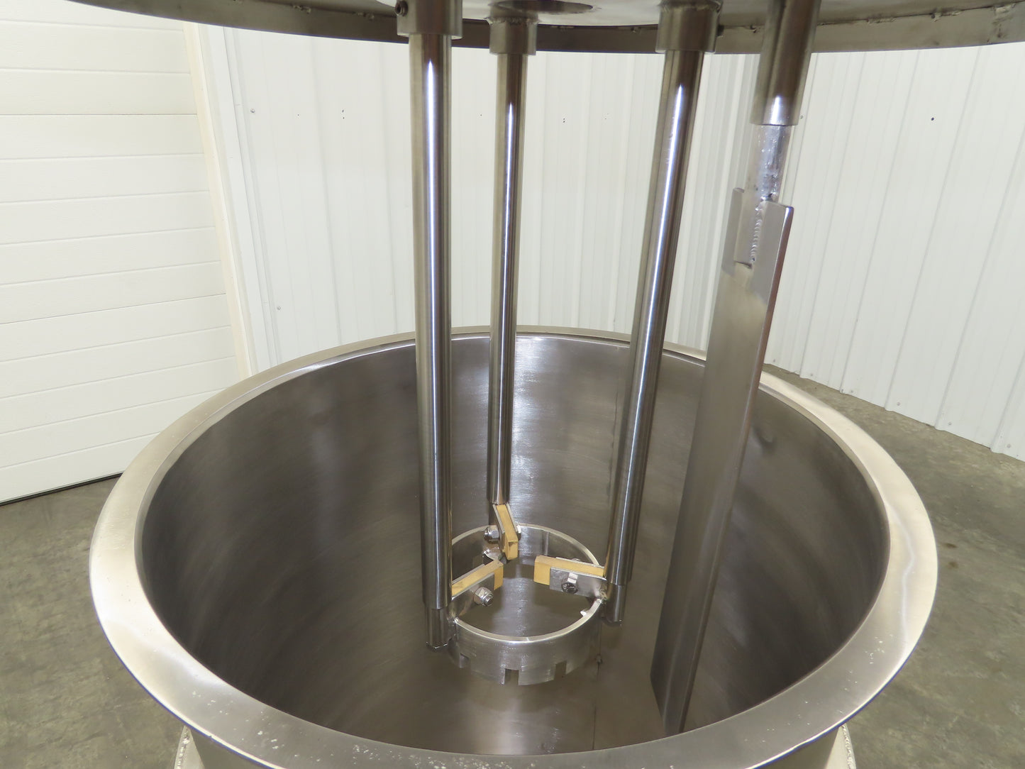 Myers Mixers Stainless Steel Tank Mixer 55 Gallon 6" Agitator Cooling Jacket