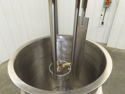 Myers Mixers Stainless Steel Tank Mixer 55 Gallon 6" Agitator Cooling Jacket