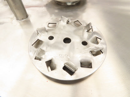 Myers Mixers Stainless Steel Tank Mixer 55 Gallon 6" Agitator Cooling Jacket