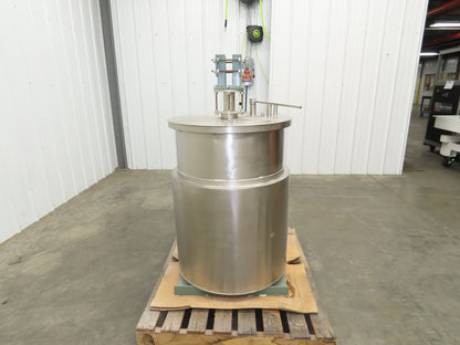 Myers Mixers Stainless Steel Tank Mixer 55 Gallon 6" Agitator Cooling Jacket