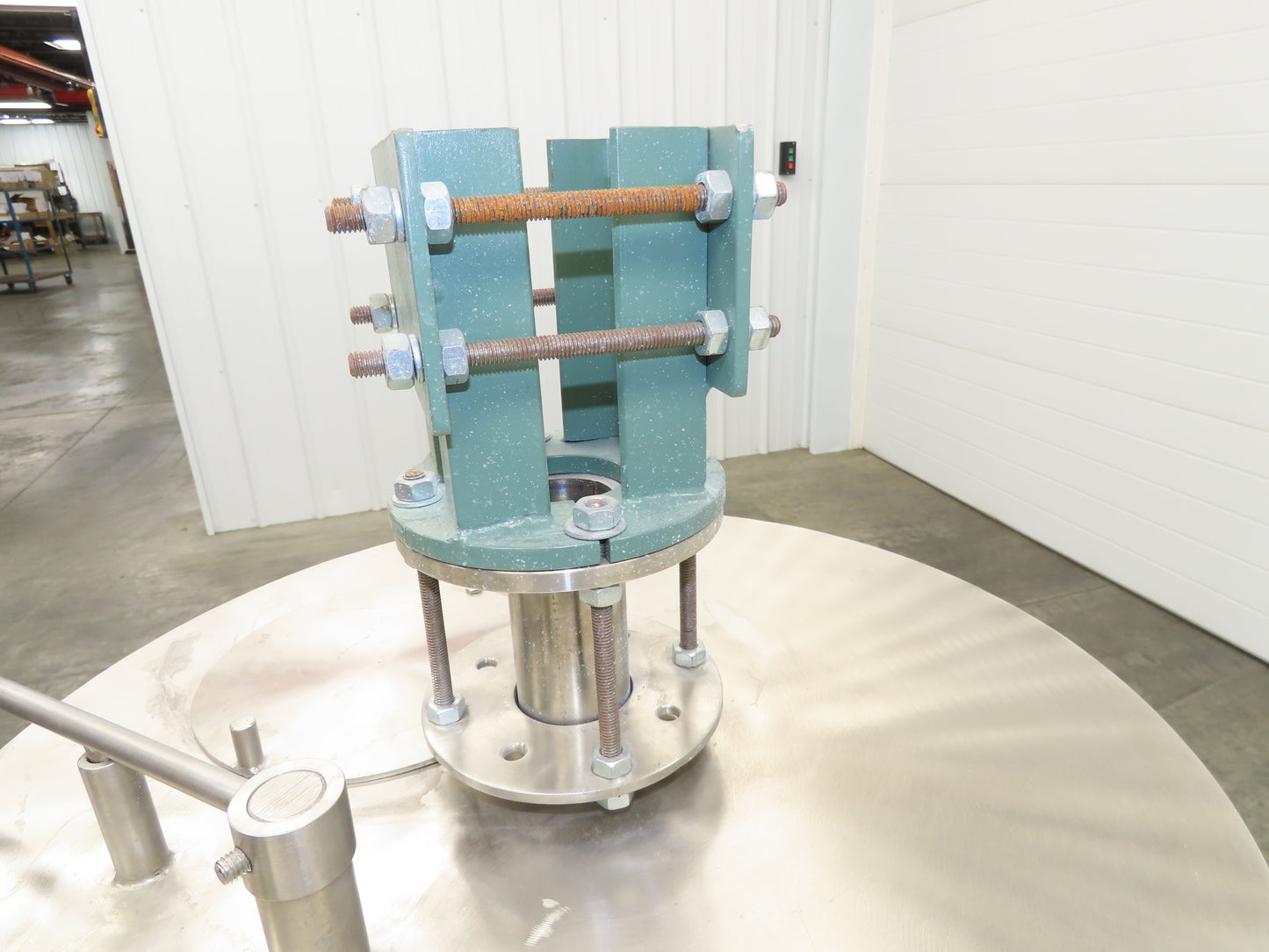 Myers Mixers Stainless Steel Tank Mixer 55 Gallon 6" Agitator Cooling Jacket