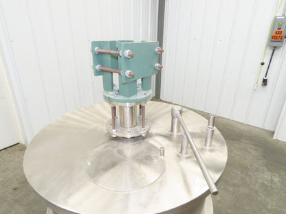 Myers Mixers Stainless Steel Tank Mixer 55 Gallon 6" Agitator Cooling Jacket