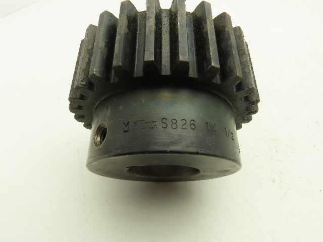 Martin S826 Spur Gear 26-Tooth 14.5° 3.25" OD 1.25" Bore