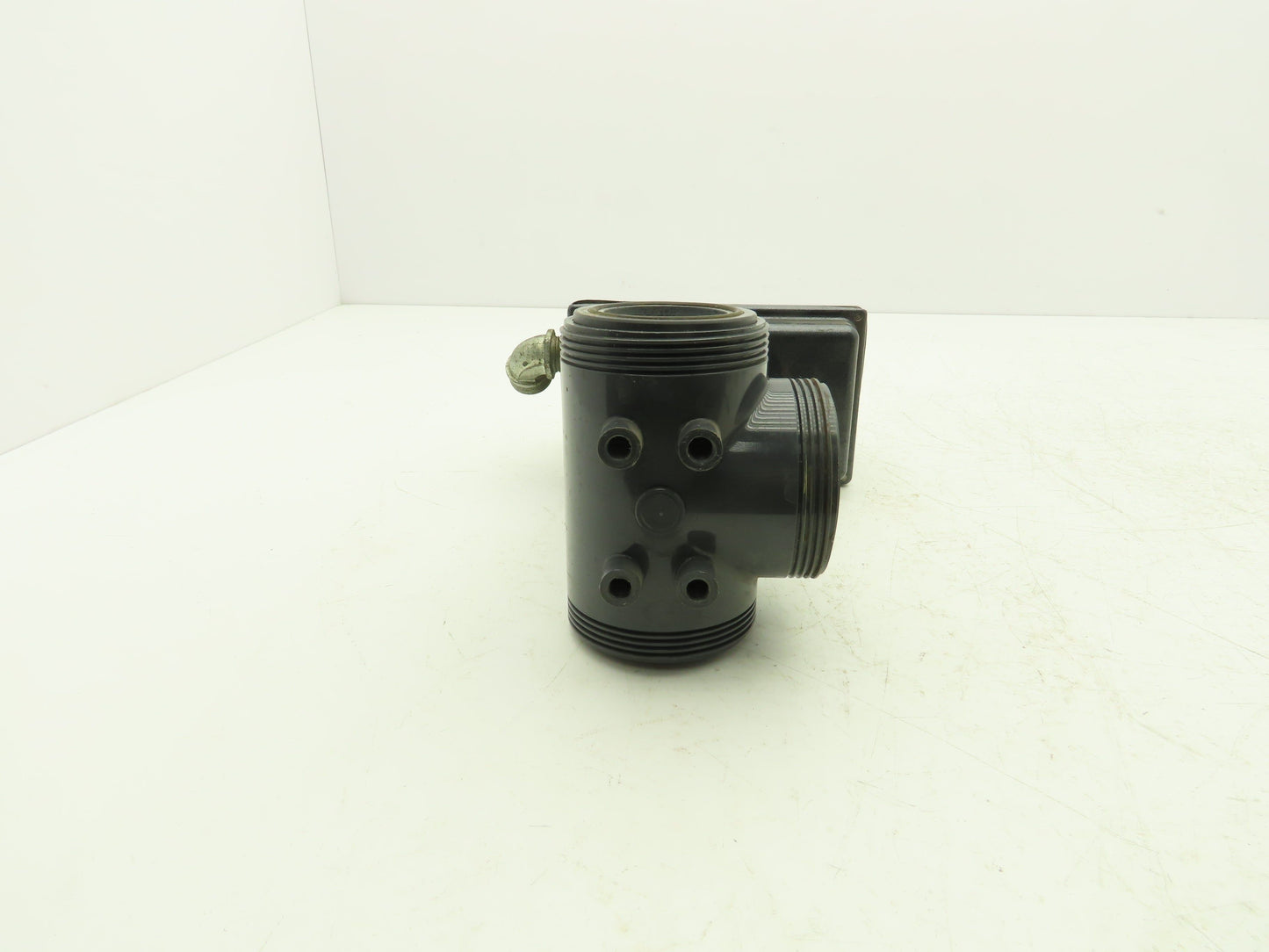 Bi-Torq 2" PVC Face Seal Ball Valve 3-Way 115VAC Actuator IC-3WL-15-200-E-A-4