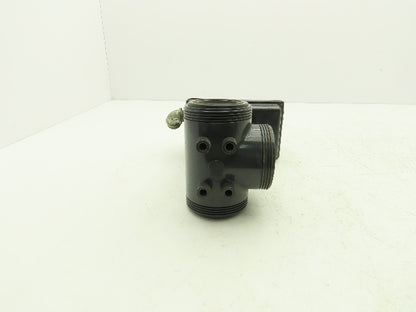 Bi-Torq 2" PVC Face Seal Ball Valve 3-Way 115VAC Actuator IC-3WL-15-200-E-A-4