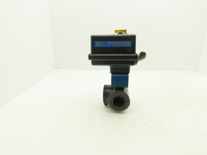 Bi-Torq 2" PVC Face Seal Ball Valve 3-Way 115VAC Actuator IC-3WL-15-200-E-A-4