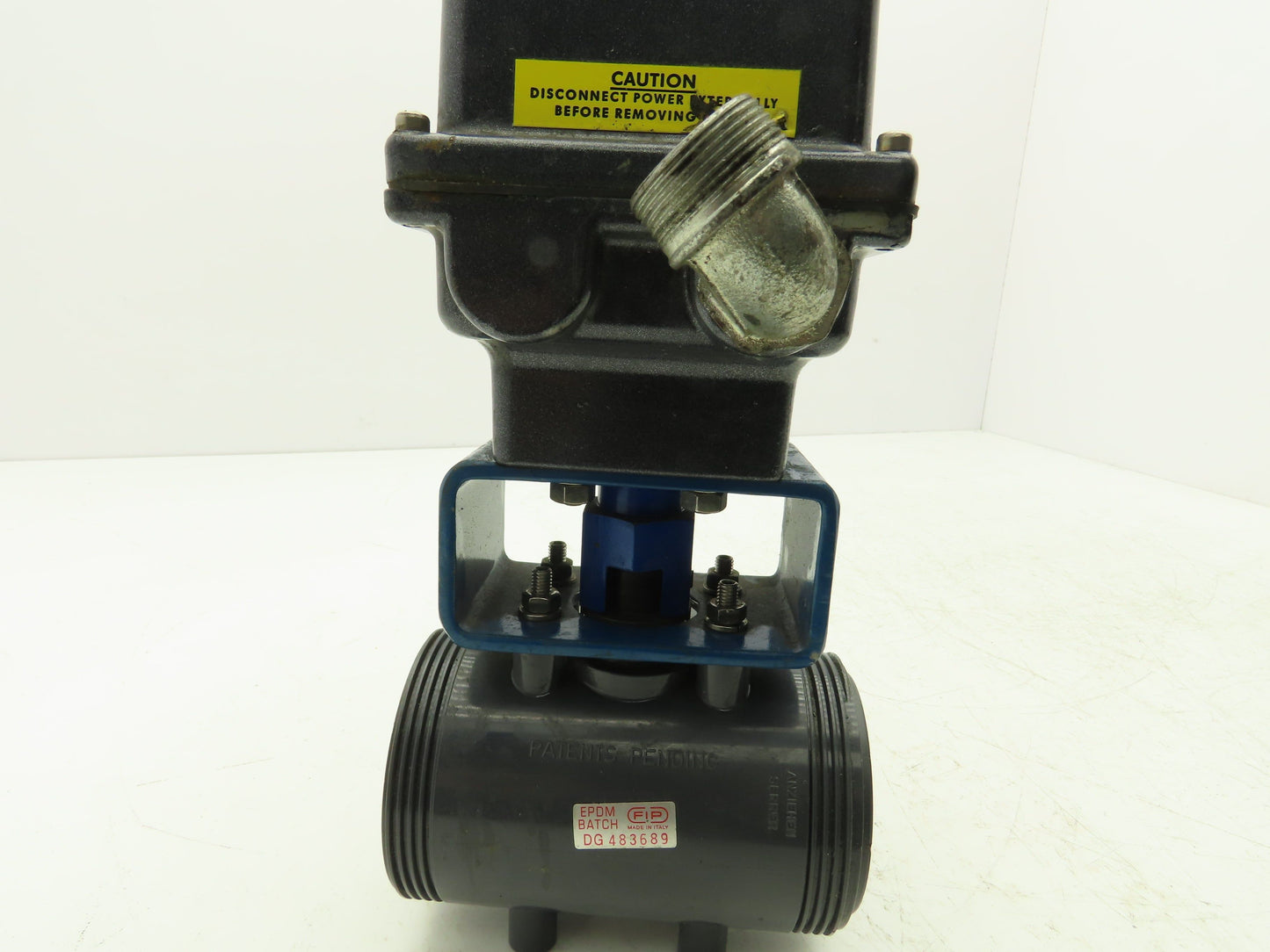 Bi-Torq 2" PVC Face Seal Ball Valve 3-Way 115VAC Actuator IC-3WL-15-200-E-A-4