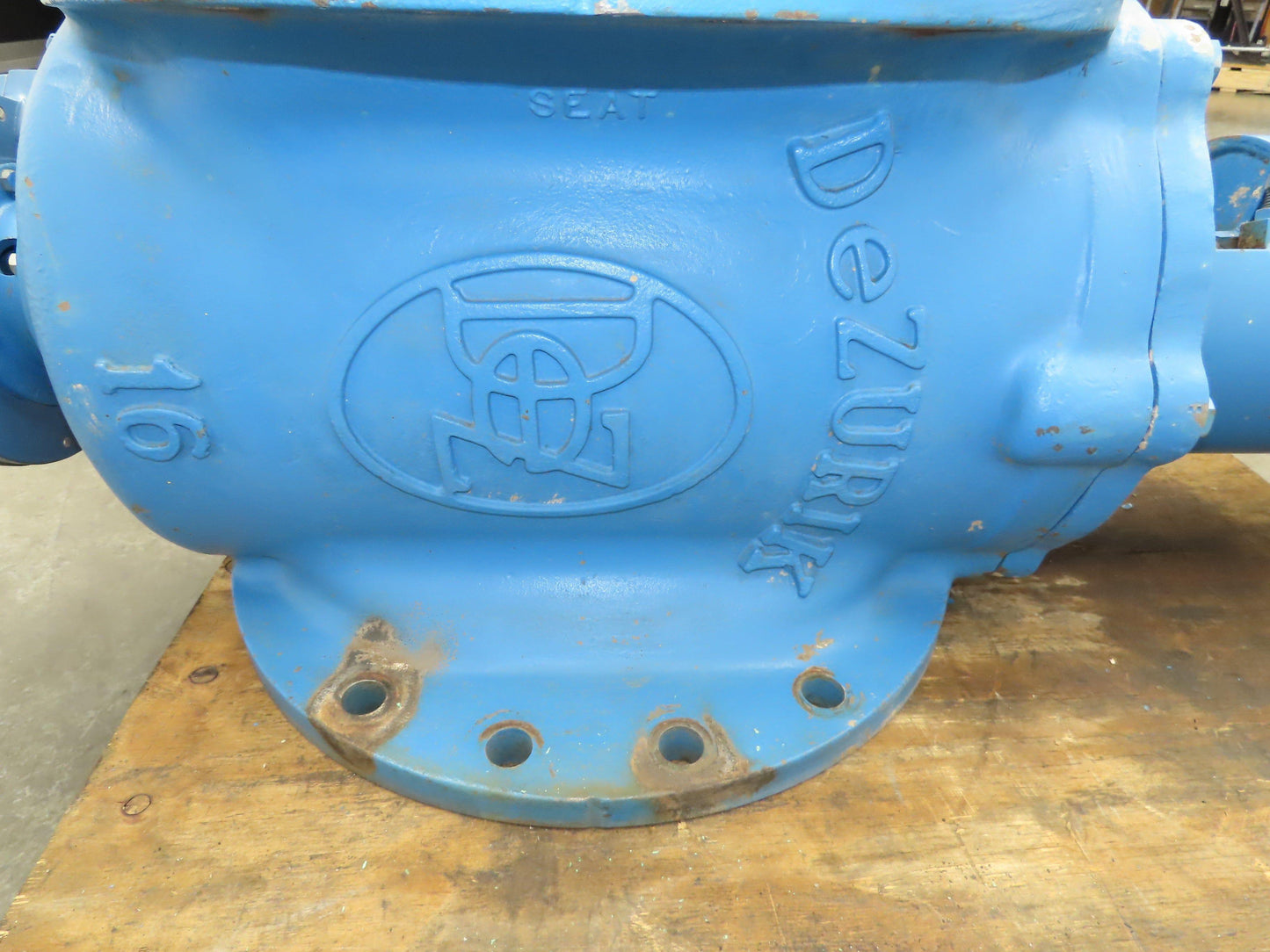 DeZurik 5-FV-156-89 Motorized Plug Valve 16" Flanged 2-Way 316 Stainless 275 CWP