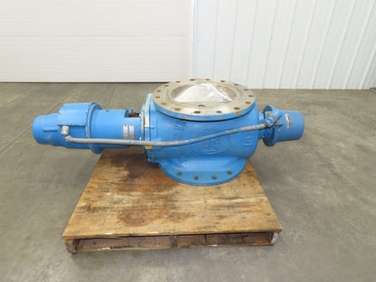 DeZurik 5-FV-156-89 Motorized Plug Valve 16" Flanged 2-Way 316 Stainless 275 CWP