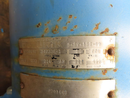 DeZurik 5-FV-156-89 Motorized Plug Valve 16" Flanged 2-Way 316 Stainless 275 CWP