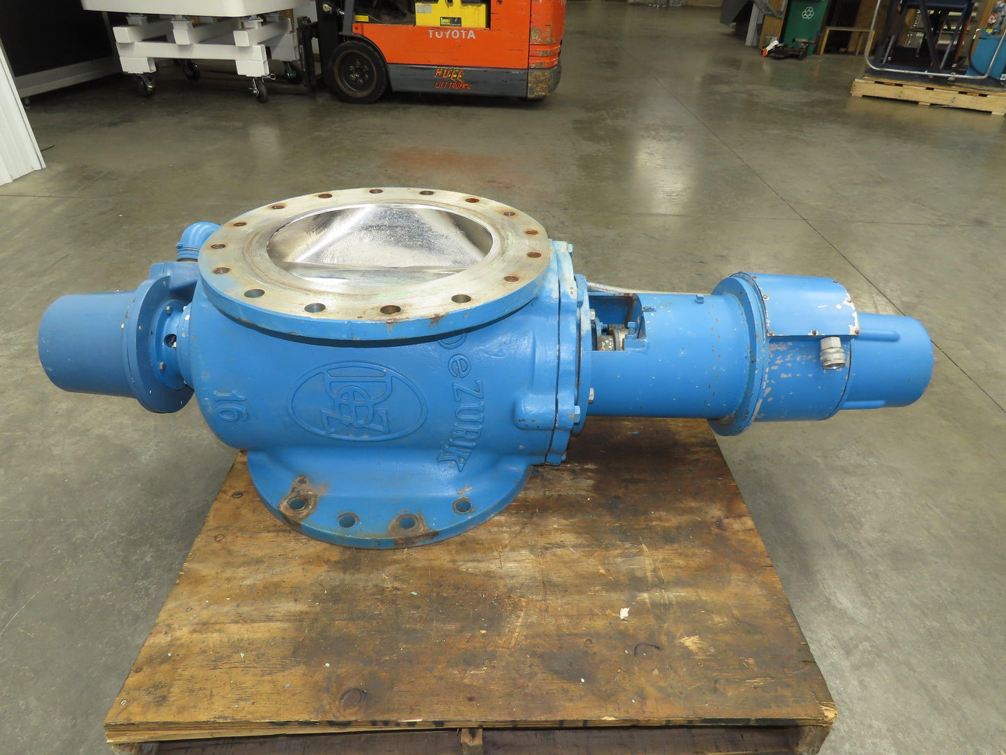 DeZurik 5-FV-156-89 Motorized Plug Valve 16" Flanged 2-Way 316 Stainless 275 CWP