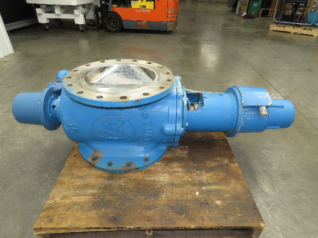 DeZurik 5-FV-156-89 Motorized Plug Valve 16" Flanged 2-Way 316 Stainless 275 CWP