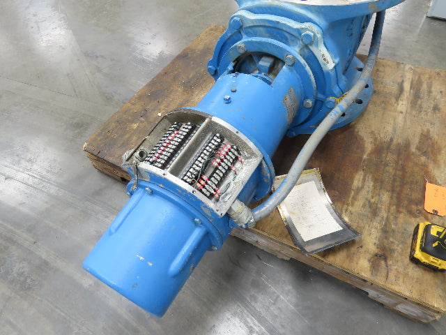 DeZurik 5-FV-156-89 Motorized Plug Valve 16" Flanged 2-Way 316 Stainless 275 CWP