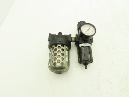 Master Pneumatic Detroit  Filter Regulator Lubricator Combination 1/2" NPT