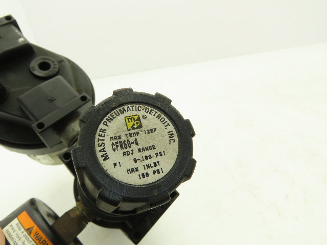 Master Pneumatic Detroit  Filter Regulator Lubricator Combination 1/2" NPT