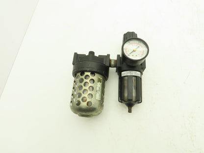 Master Pneumatic Detroit  Filter Regulator Lubricator Combination 1/2" NPT