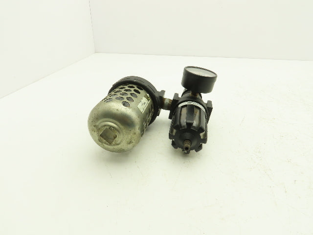 Master Pneumatic Detroit  Filter Regulator Lubricator Combination 1/2" NPT