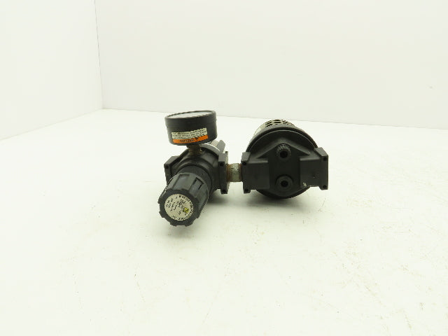 Master Pneumatic Detroit  Filter Regulator Lubricator Combination 1/2" NPT