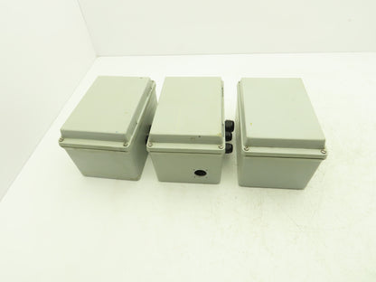 Hoffman A1066JFGR Junction Box 10"x6"x4" With Back panel