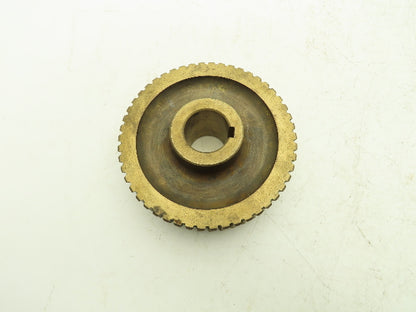 NA SB 38 50 GA Worm Wheel 3/8" Pitch 50 Tooth 1" W 1.5" Bore