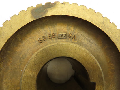 NA SB 38 50 GA Worm Wheel 3/8" Pitch 50 Tooth 1" W 1.5" Bore