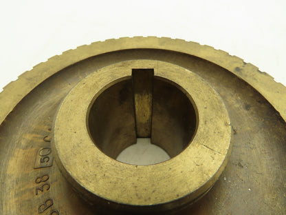 NA SB 38 50 GA Worm Wheel 3/8" Pitch 50 Tooth 1" W 1.5" Bore