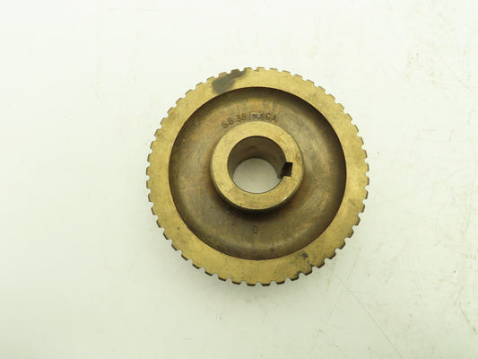 NA SB 38 50 GA Worm Wheel 3/8" Pitch 50 Tooth 1" W 1.5" Bore