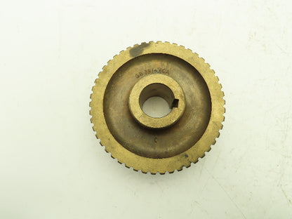 NA SB 38 50 GA Worm Wheel 3/8" Pitch 50 Tooth 1" W 1.5" Bore