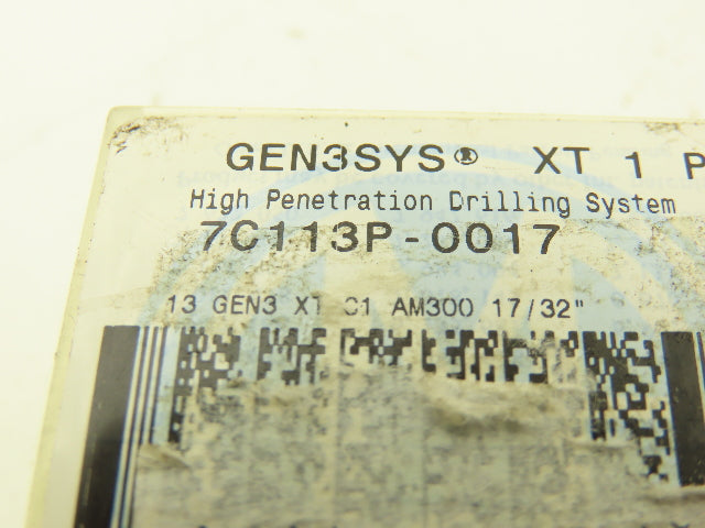 Allied Machine & Eng. 7C113P-0017 GEN3SYS Insert 13 GEN3 XT C1 AM300 17/32"