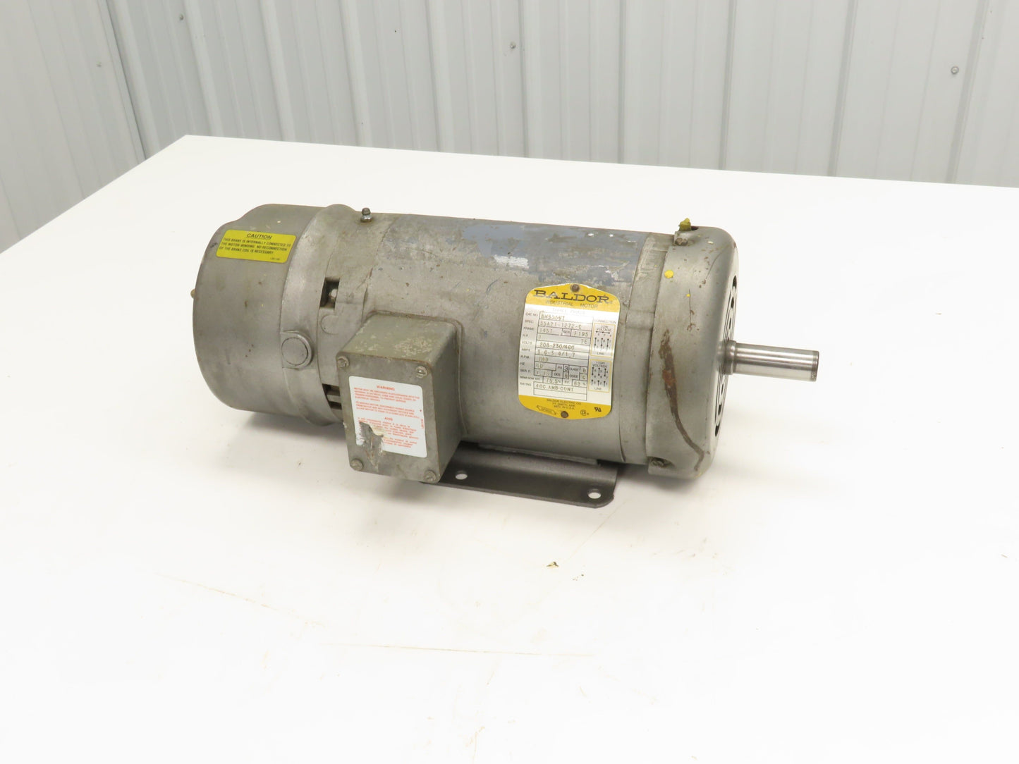Baldor Electric BM3556T Brake Motor 1Hp 1140 RPM 230/460V 3PH 145T