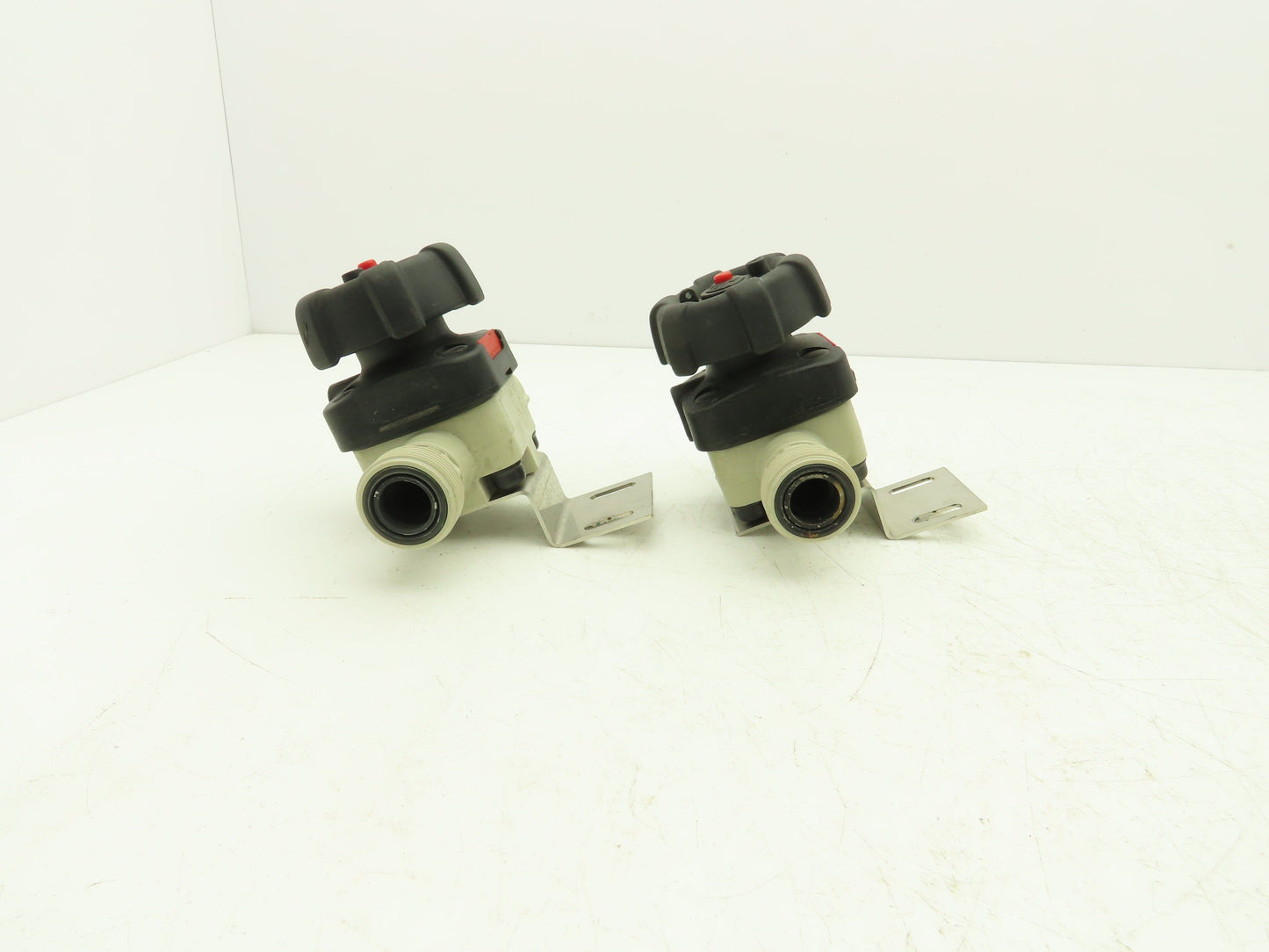 GEMU Diaphragm Valve PVC 3/4" Face Seal 1-5/8"-11 Thread Lot of 2