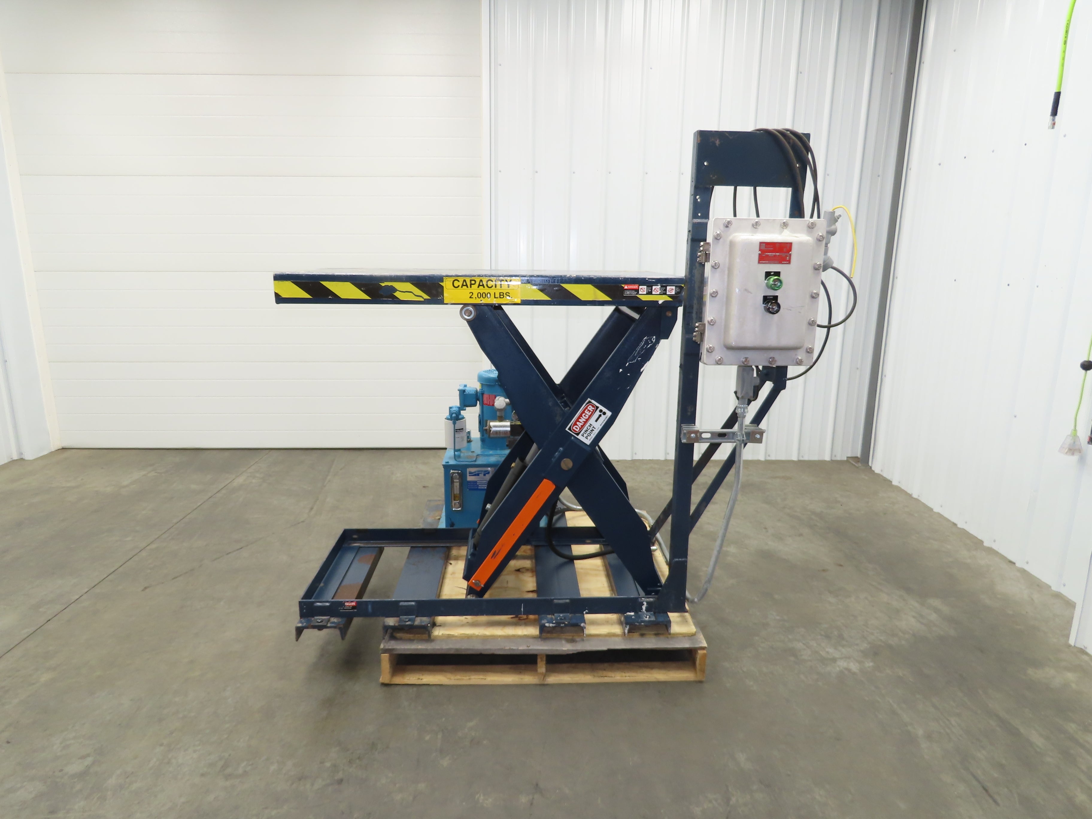 Explosion Proof Hydraulic Scissor Lift Table 2000lb 36