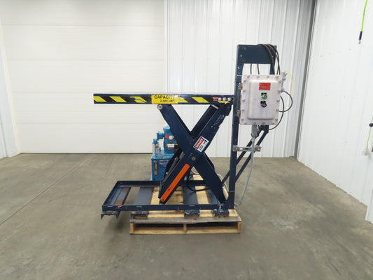 Explosion Proof Hydraulic Scissor Lift Table 2000lb 36" Travel 24x48" Top 1Ph