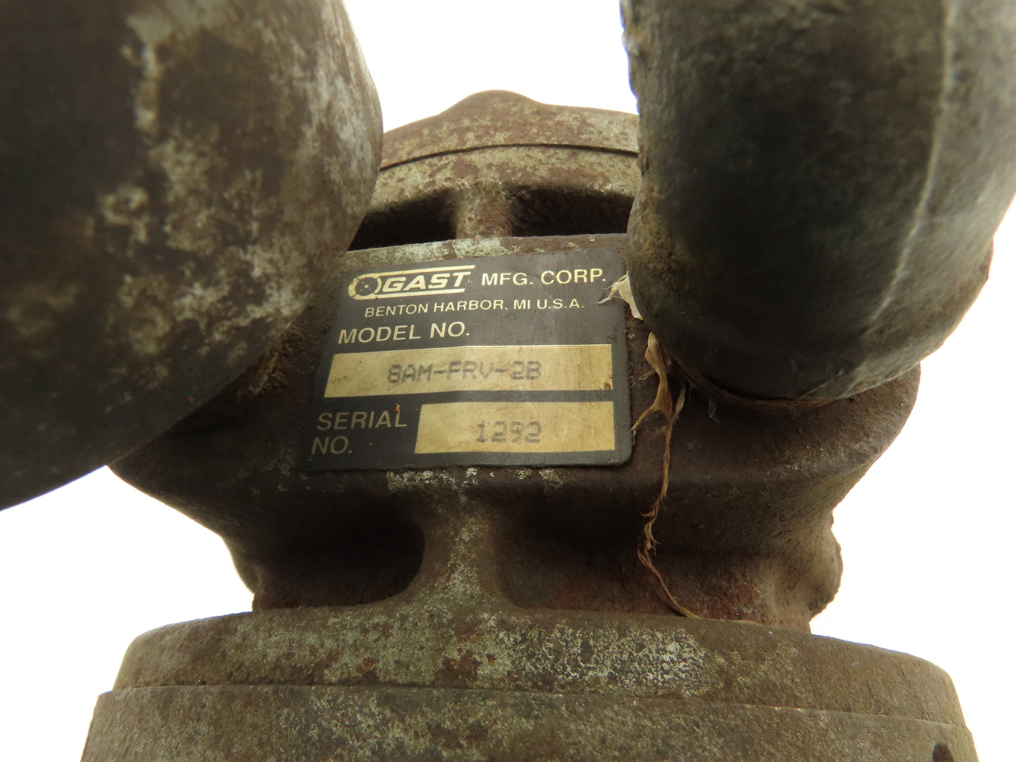 Gast 8AM-FRV-2B Pneumatic Air Motor 5Hp 2500 RPM 100 PSI 175 CFM