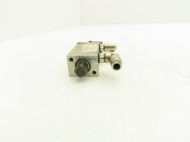 Compact S12X1 Pneumatic Mini Air Cylinder 1/2" Bore 1" Stroke  Lot of 8