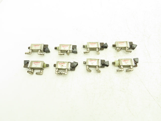 Compact S12X1 Pneumatic Mini Air Cylinder 1/2" Bore 1" Stroke  Lot of 8